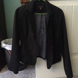 Black coat blazer